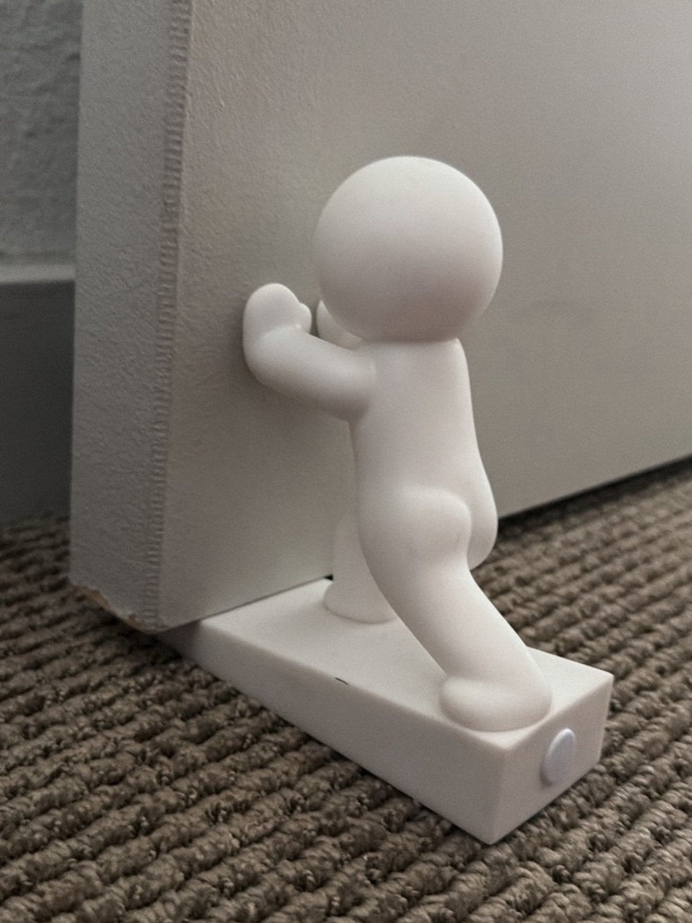 Funny non-slip wedge doorstop